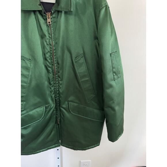 Vintage Spiewak Quilted Parka Mens Size 46  USA NWOT Quality Work Wear Green - Picture 5 of 10
